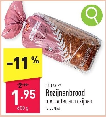 Rozijnenbrood