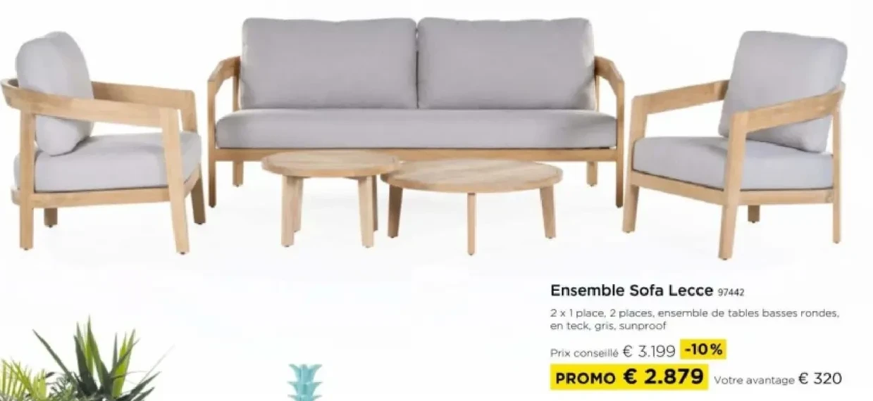 Ensemble Sofa Lecce
