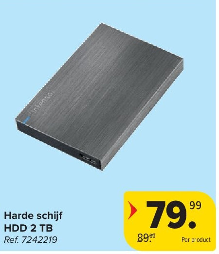 Harde schijf HDD 2 TB