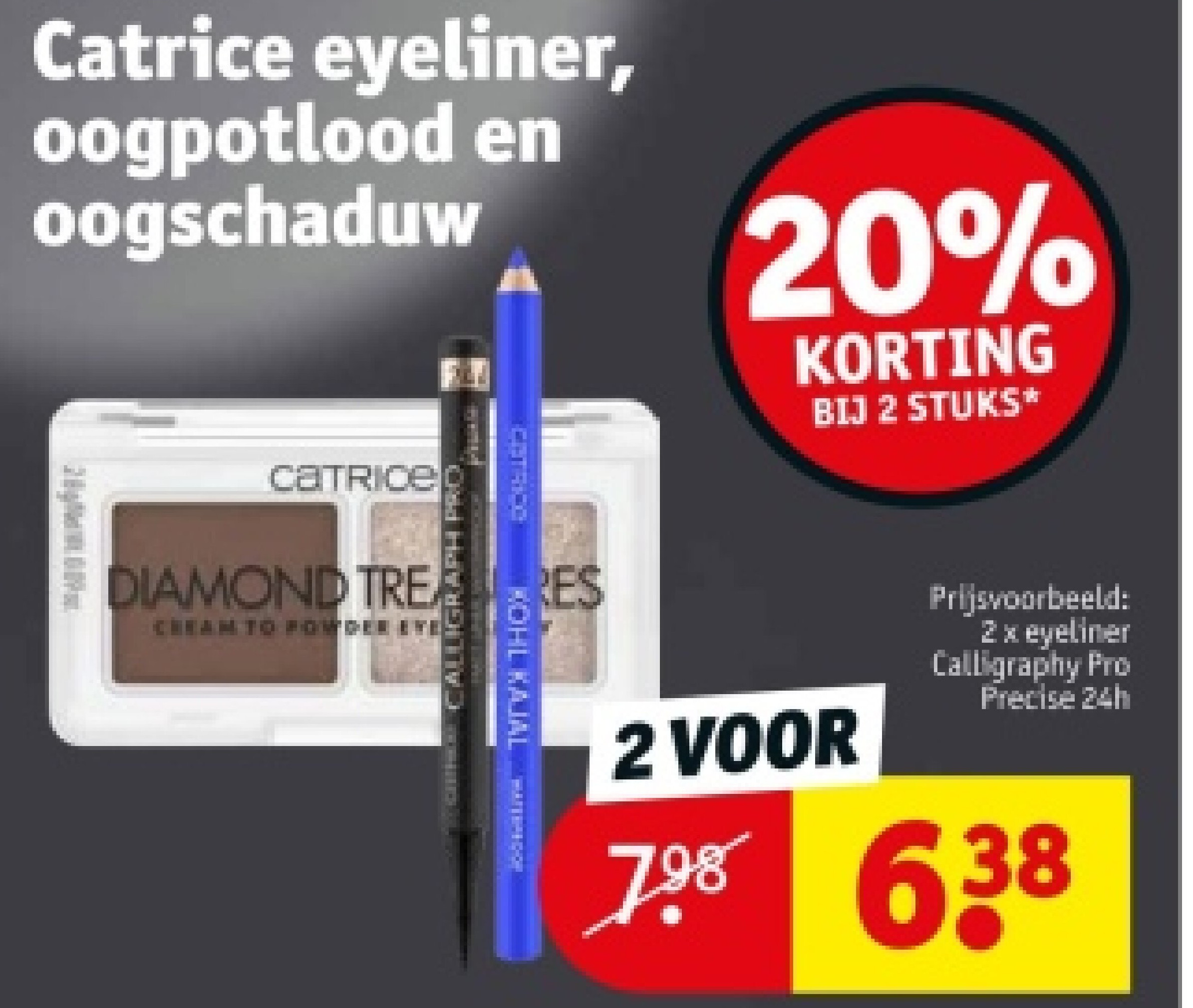 Catrice eyeliner, oogpotlood en oogschaduw