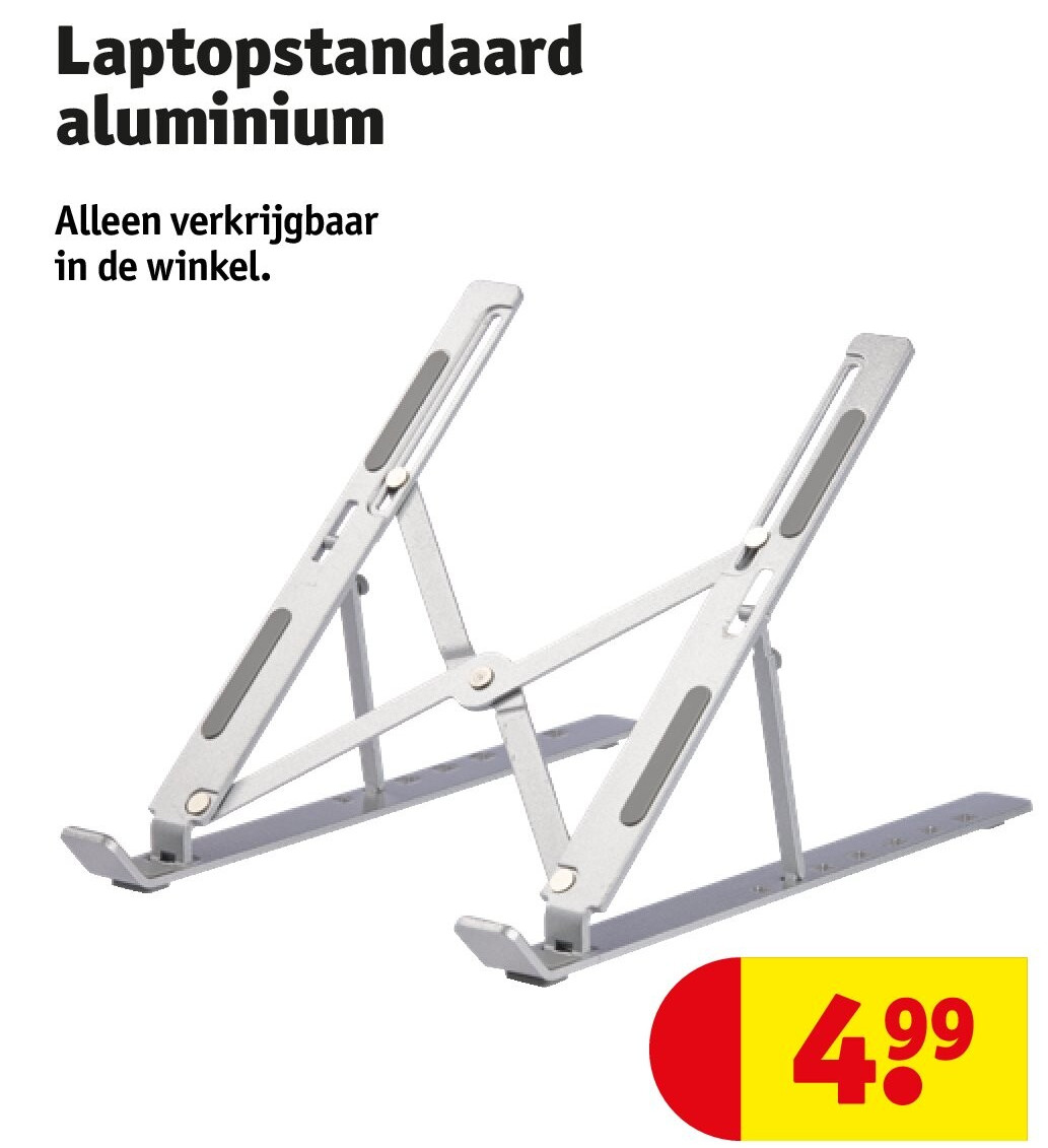 Laptopstandaard aluminium
