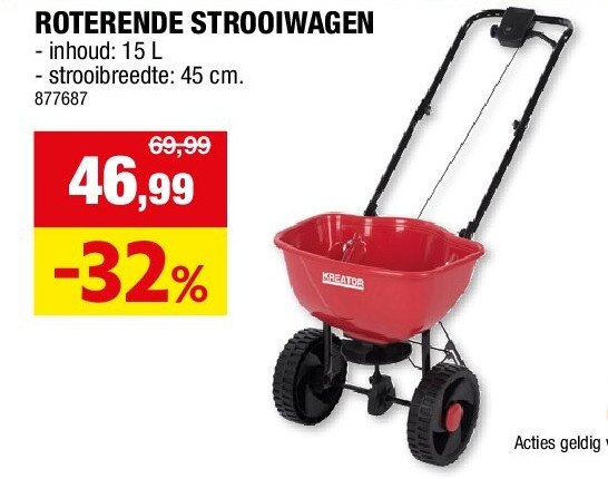 ROTERENDE STROOIWAGEN