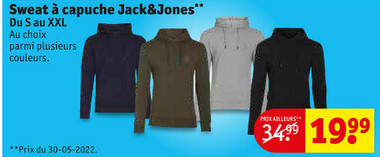 Sweat à capuche Jack&Jones" Du S au XXL