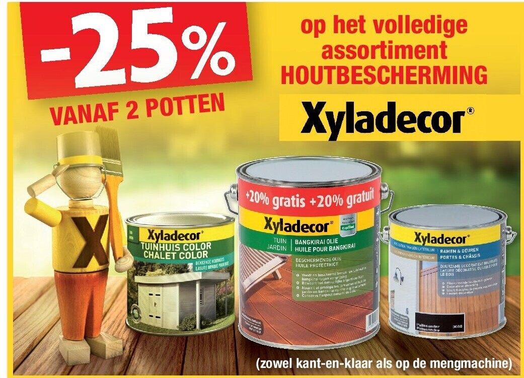 op het volledige assortiment HOUTBESCHERMING