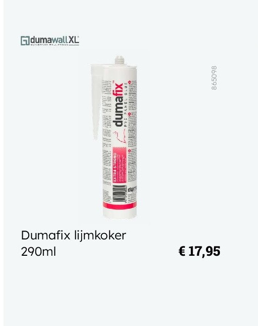Dumafix lijmkoker 290ml
