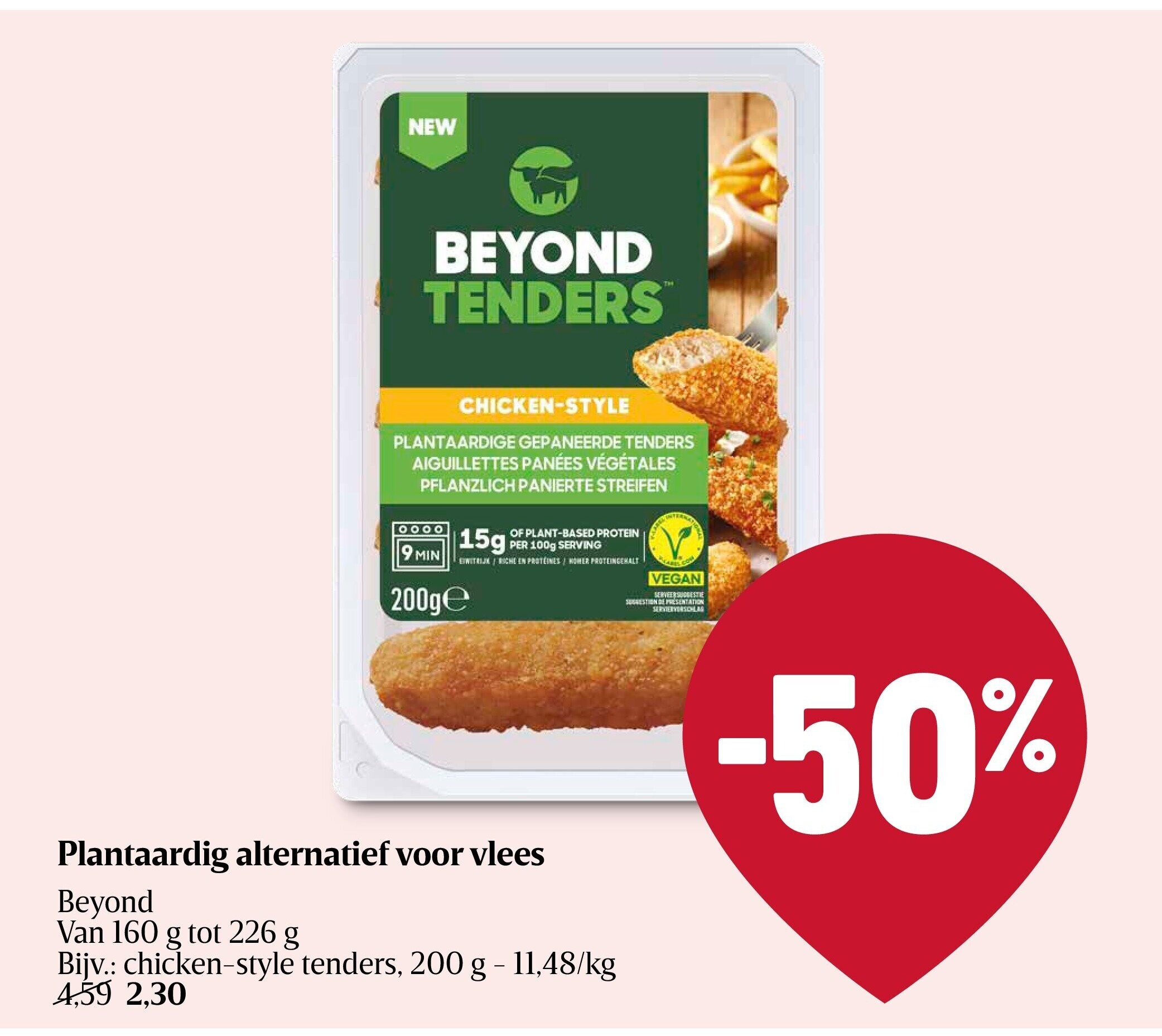 Plantaardig alternatief voor vlees