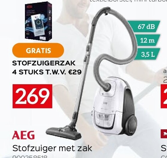 Stofzuiger met zak 900258518