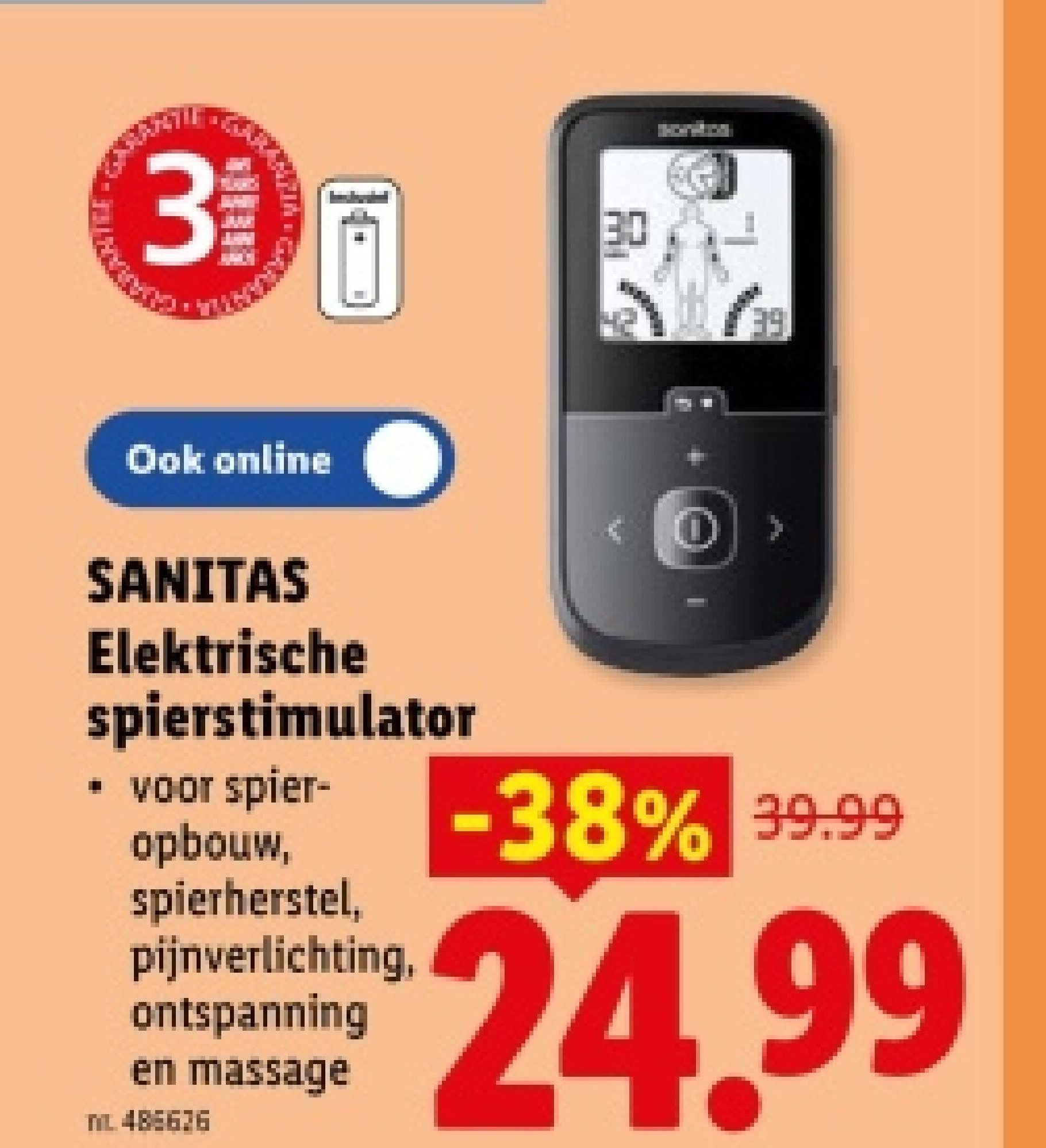 Elektrische spierstimulator