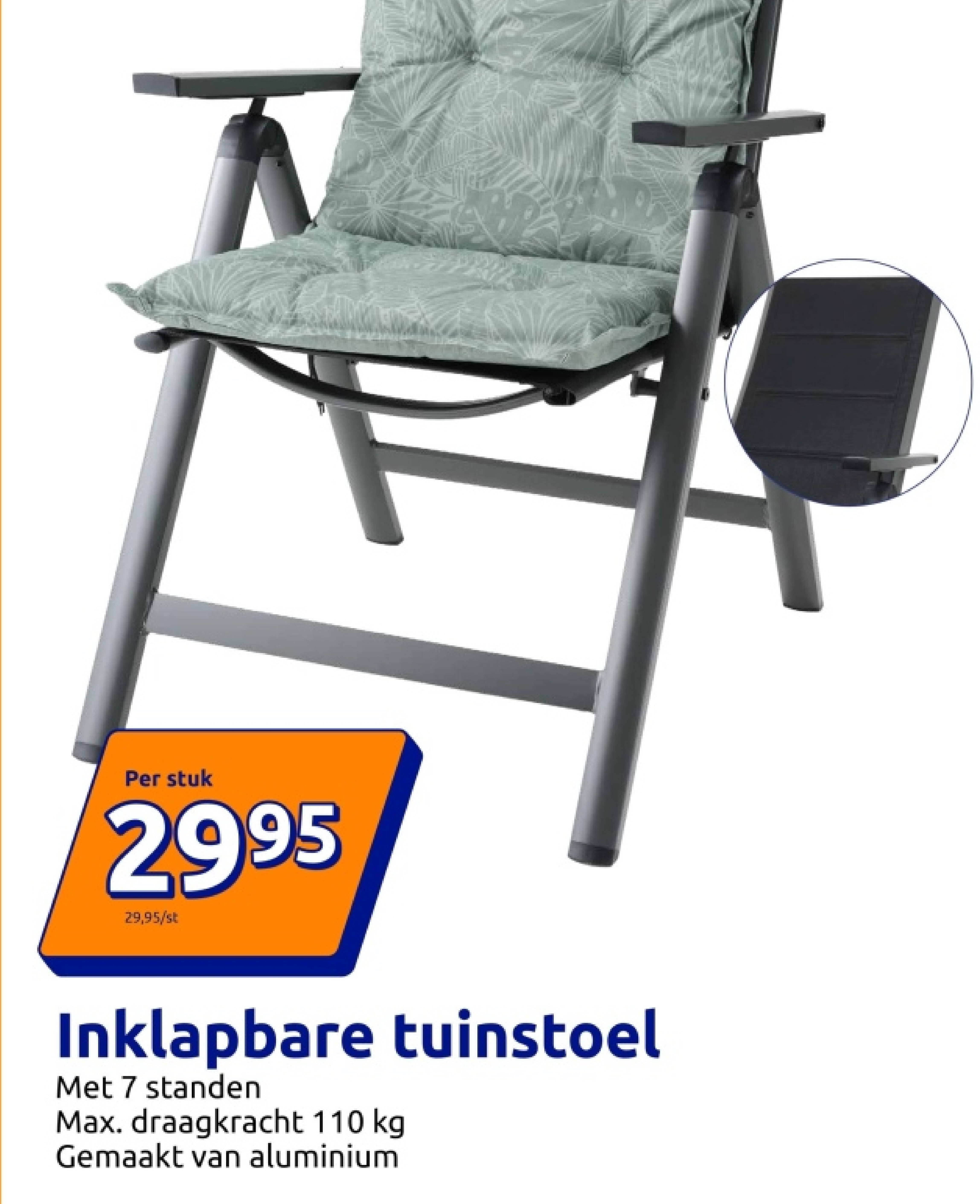 Inklapbare tuinstoel