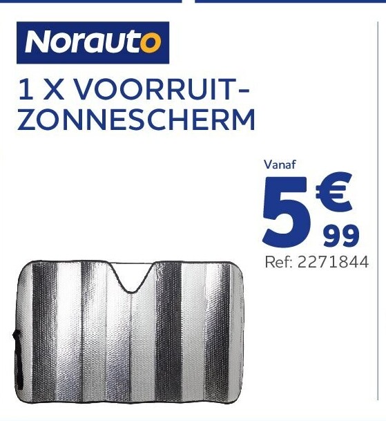 1 X VOORRUIT- ZONNESCHERM