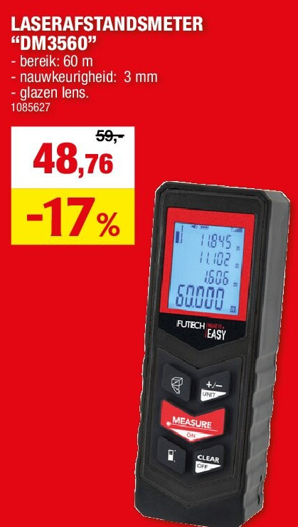 LASERAFSTANDSMETER “DM3560”