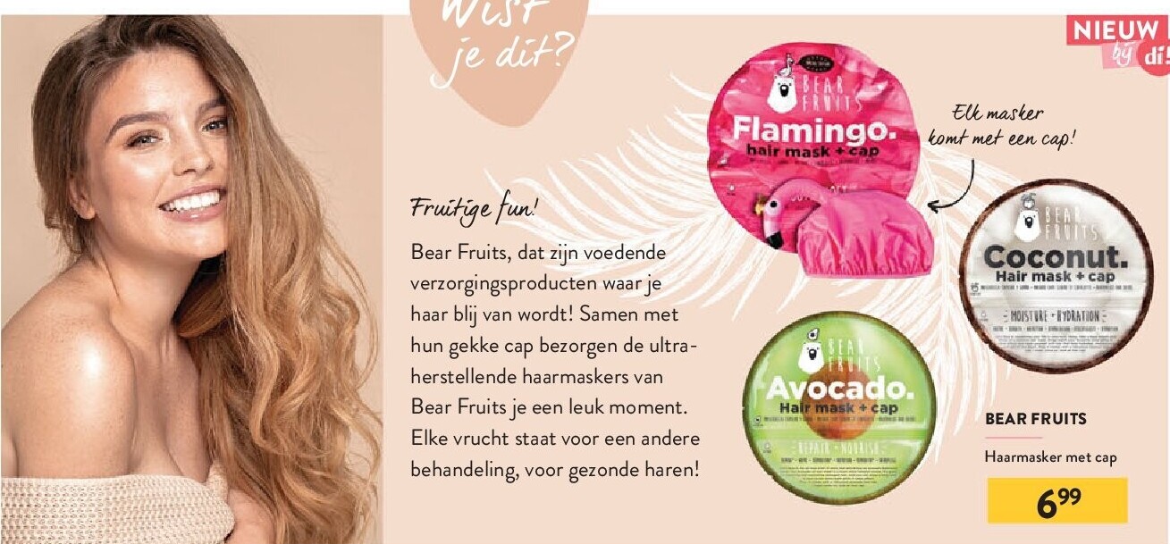 Haarmasker met cap