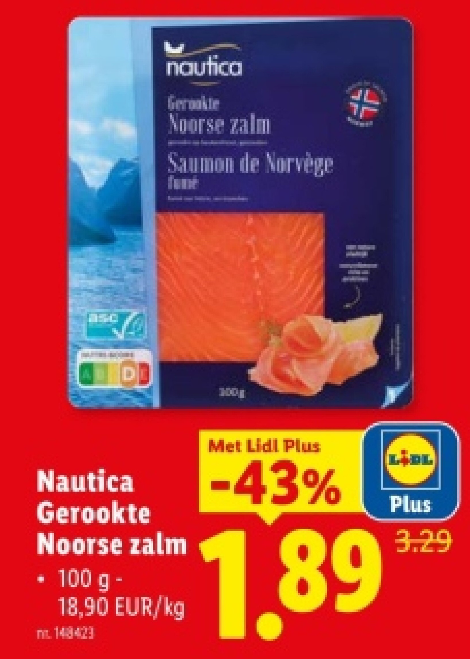 Gerookte Noorse zalm