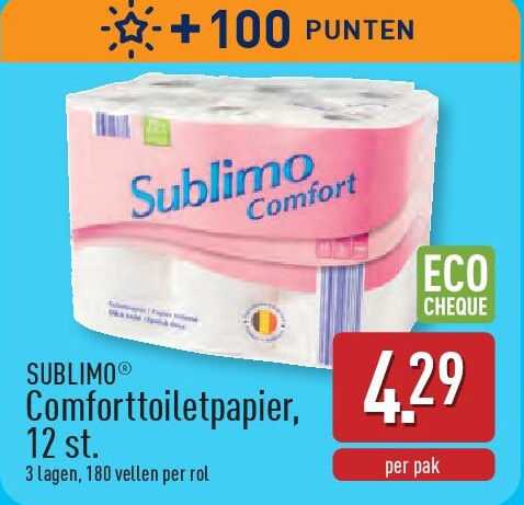 Comforttoiletpapier, 12st.