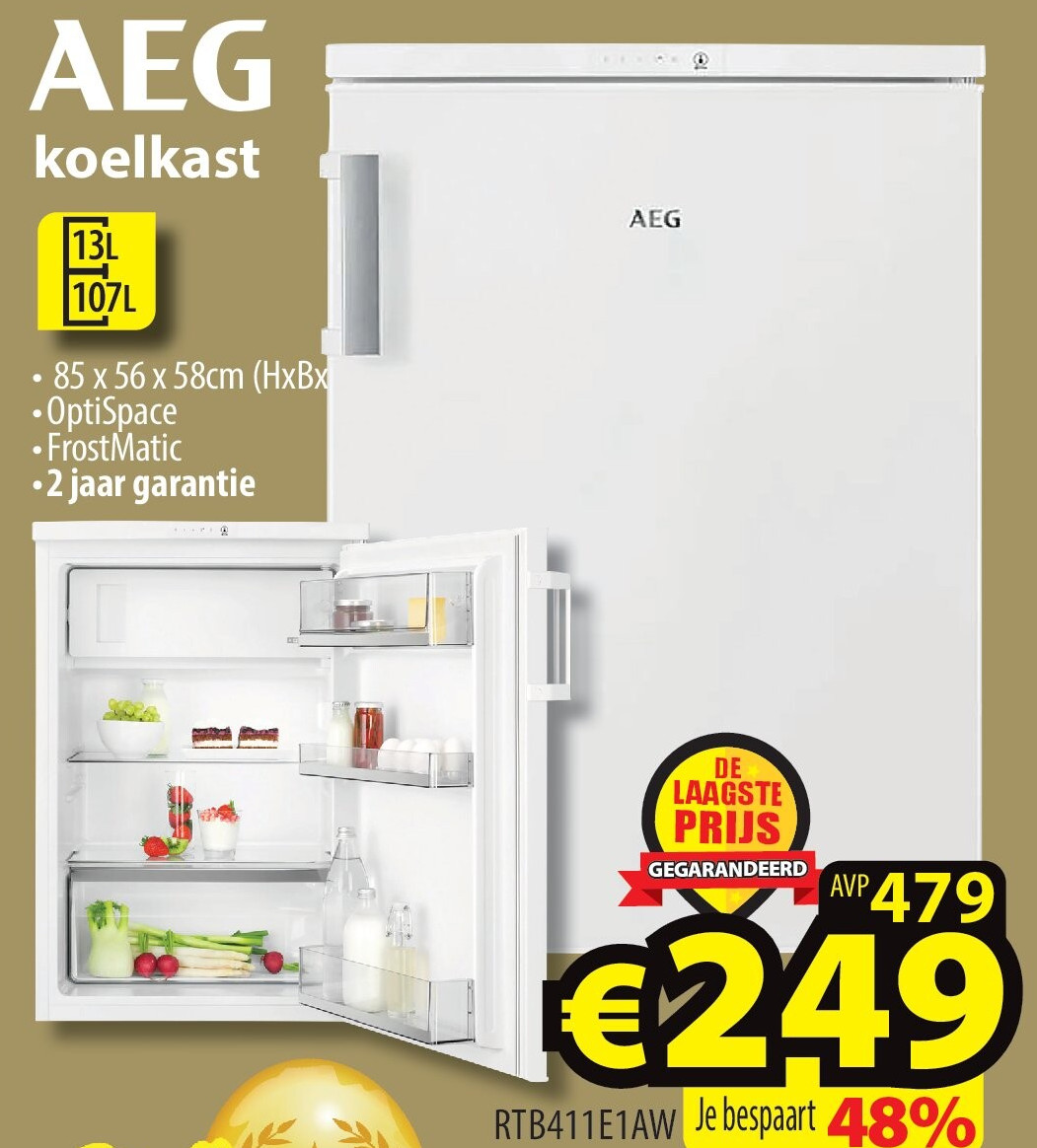 AEG RTB411E1AW koelkast