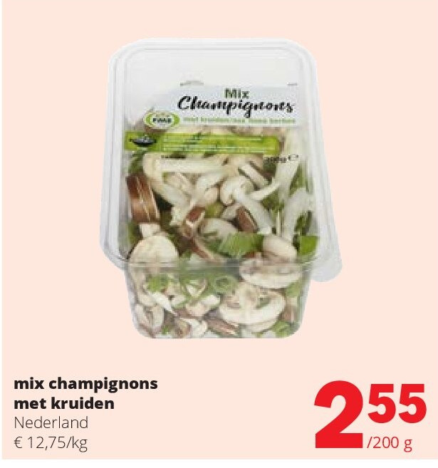 mix champignons met kruiden