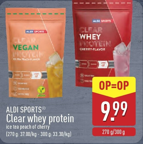 Clear whey protein