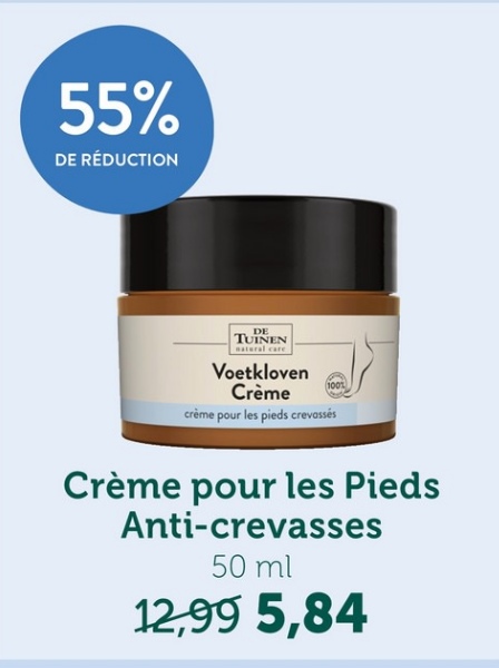 Crème pour les Pieds Anti-crevasses