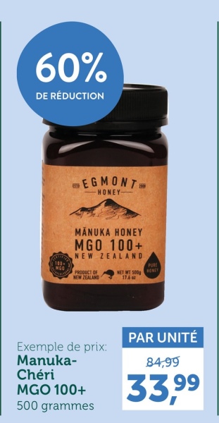 Manuka- Chéri MGO 100+