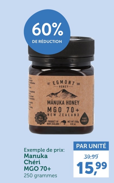 Manuka Chéri MGO 70+