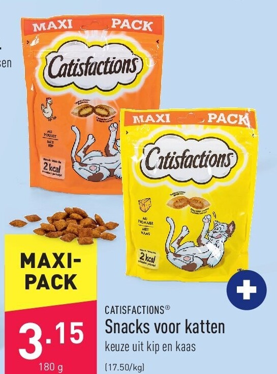 Snacks voor katten