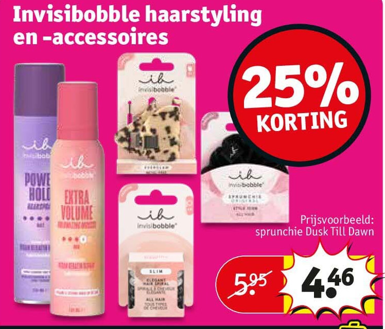Invisibobble haarstyling en -accessoires