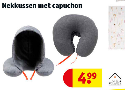 Nekkussen met capuchon