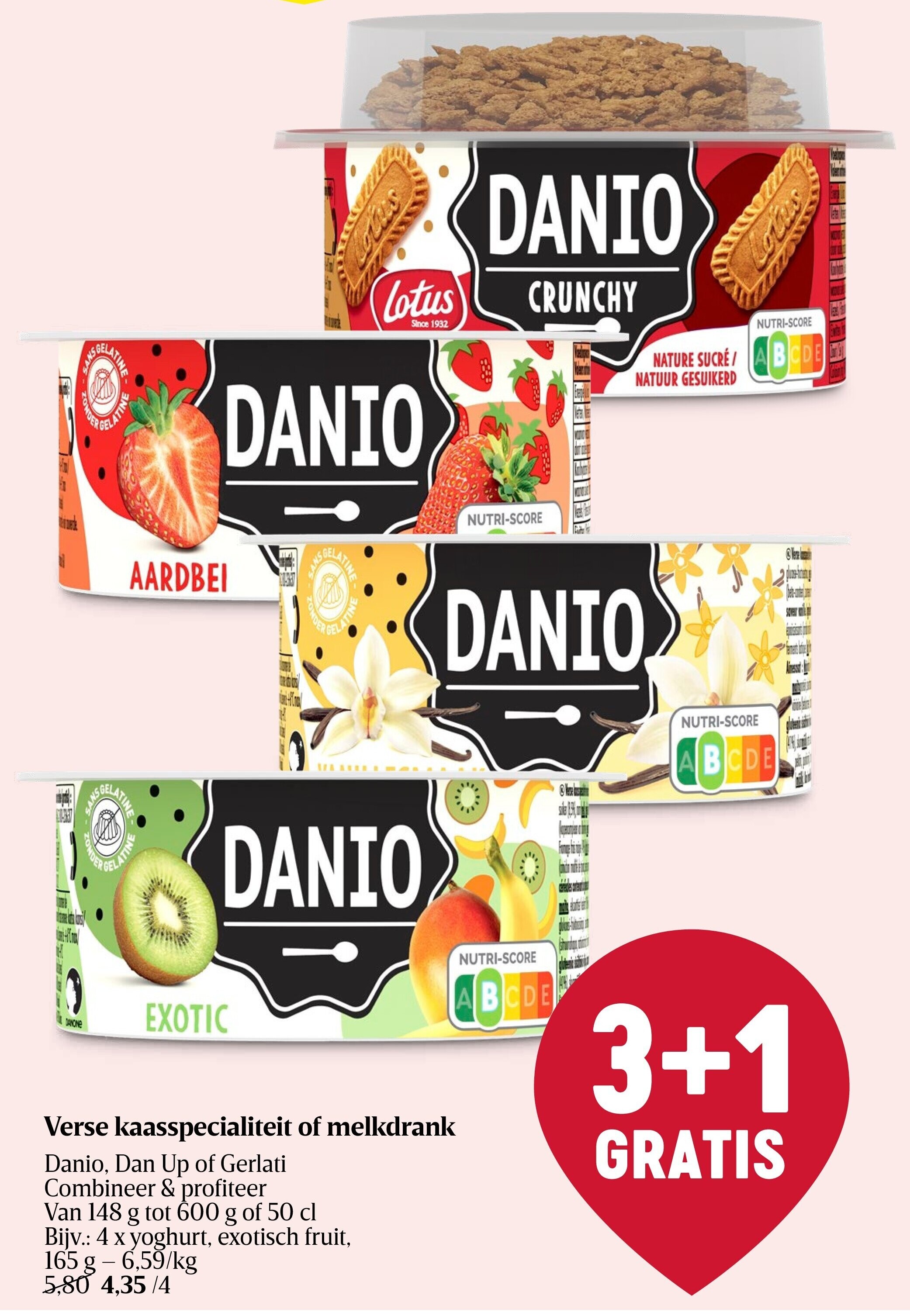 Verse kaasspecialiteit of melkdrank