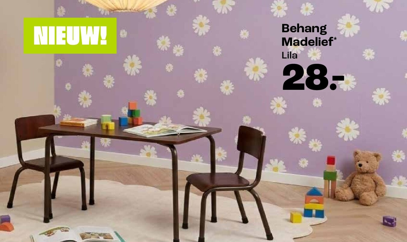 Behang Madelief