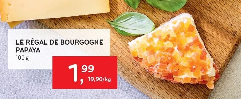 LE RÉGAL DE BOURGOGNE PAPAYA 100 g