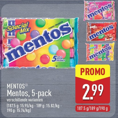 Mentos, 5-pack
