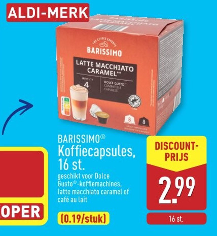 Koffiecapsules, 16st.
