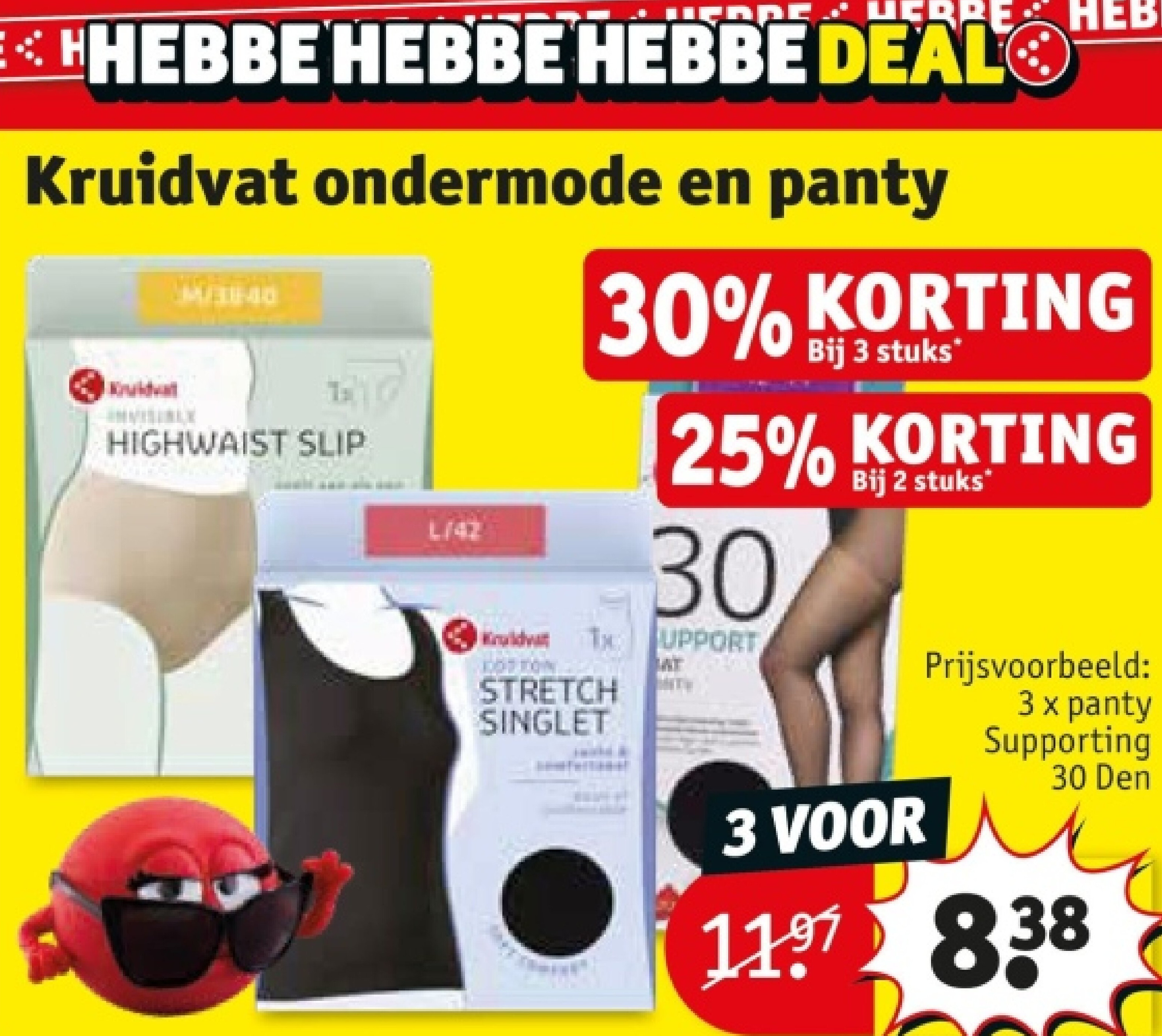 Kruidvat ondermode en panty