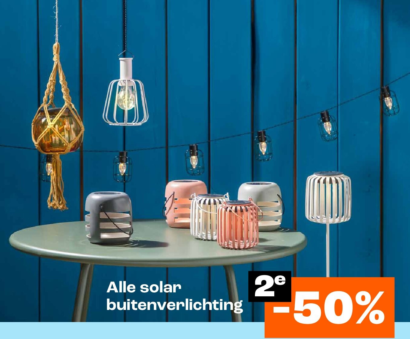 Alle solar buitenverlichting