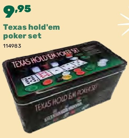 Texas hold'em poker set