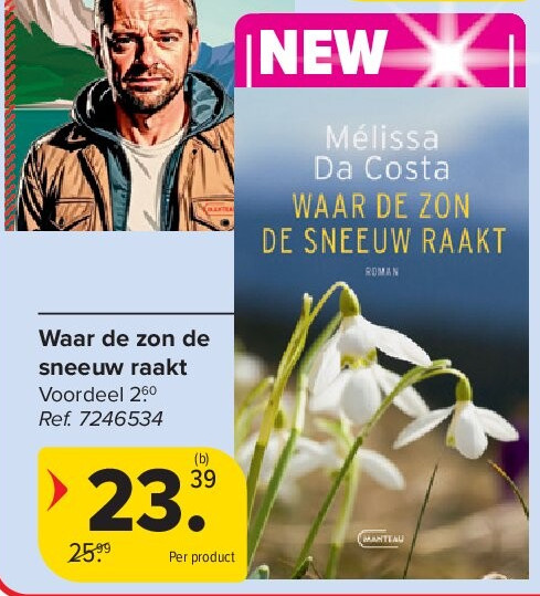 Waar de zon de sneeuw raakt