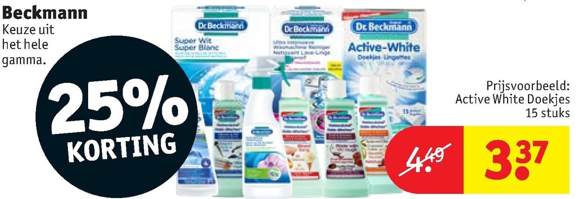 Active White Doekjes 15 stuks