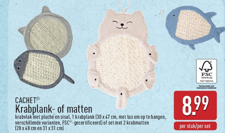 Krabplank- of matten