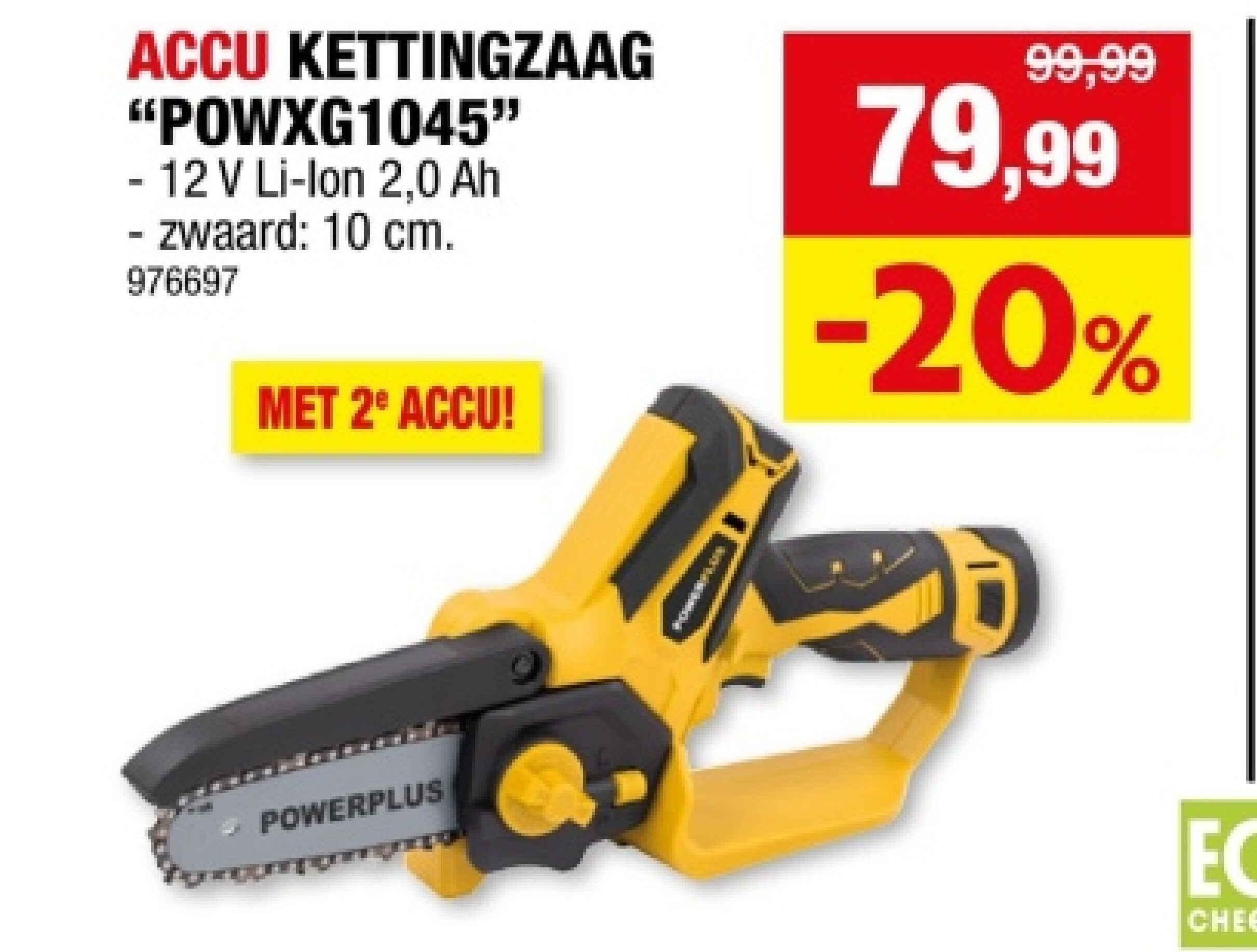 ACCU KETTINGZAAG "POWXG1045"