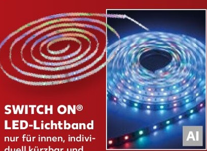 LED-Lichtband, 96 Farb-LEDs, ca. 3 m