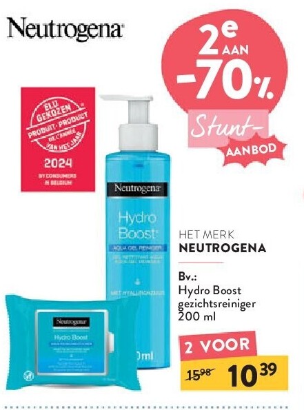 NEUTROGENA Hydro Boost gezichtsreiniger 200 ml
