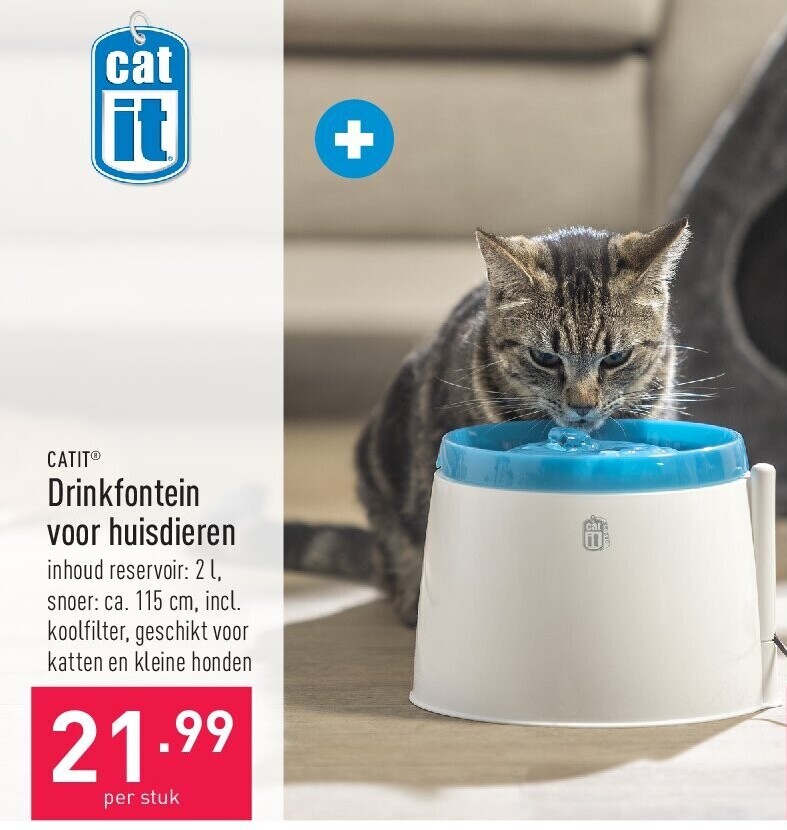 Drinkfontein voor huisdieren