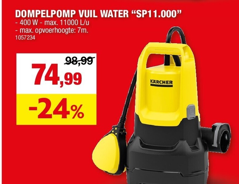 DOMPELPOMP VUIL WATER “SP11.000”