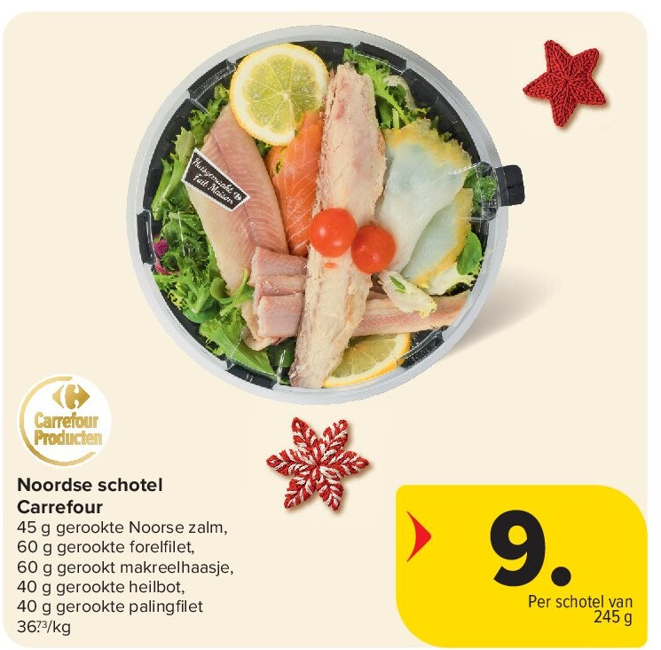 Noordse schotel Carrefour