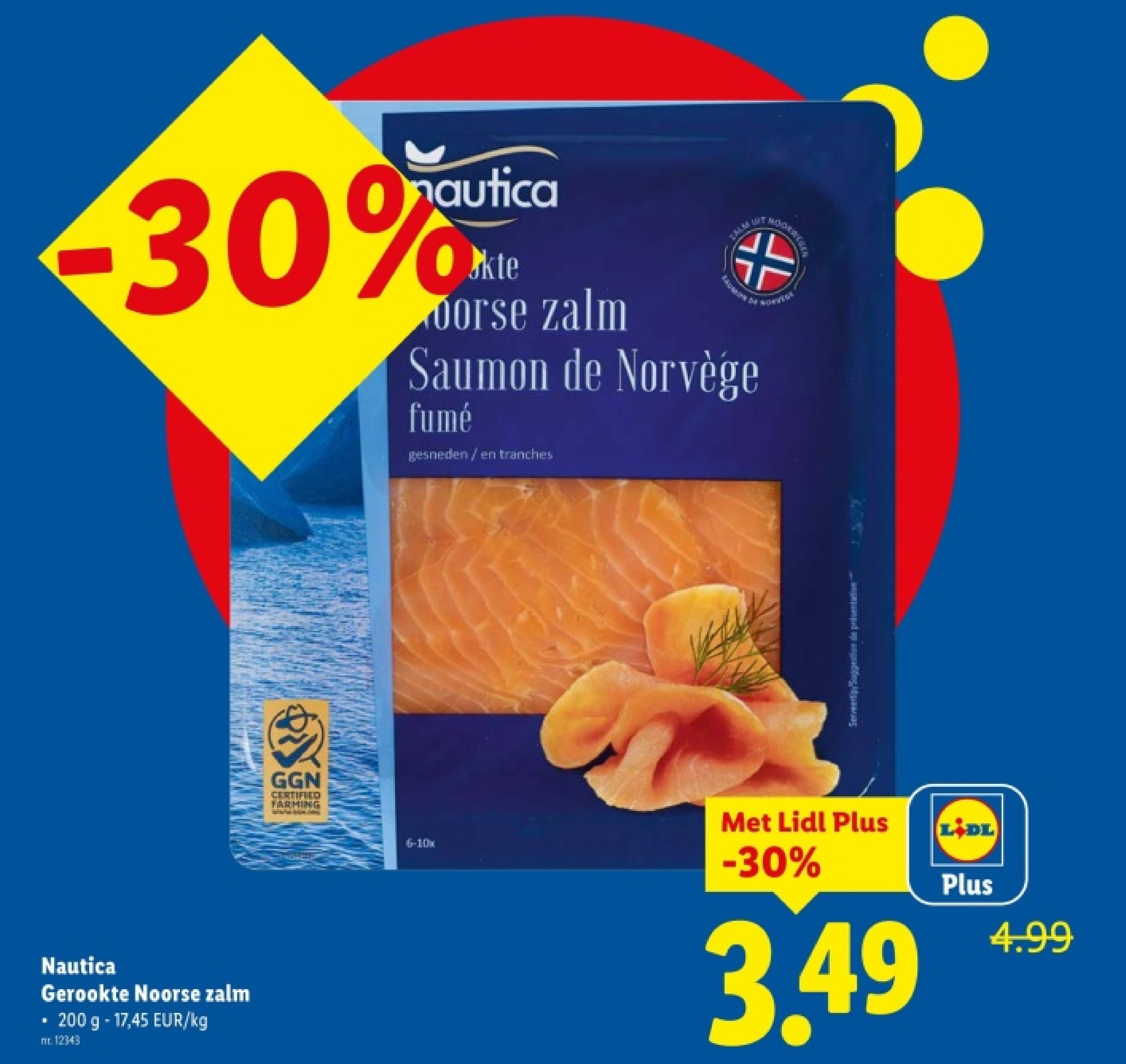 Gerookte Noorse zalm