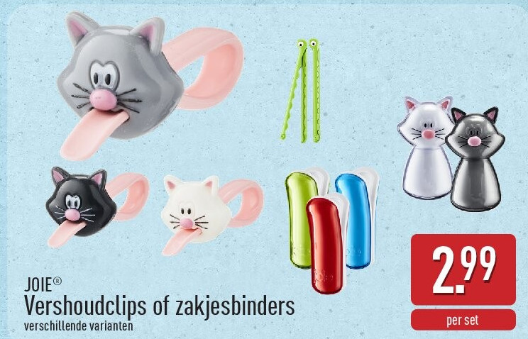 Vershoudclips of zakjesbinders