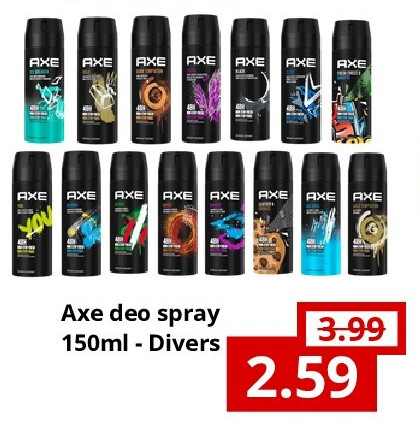 Axe deo spray 150ml - Divers