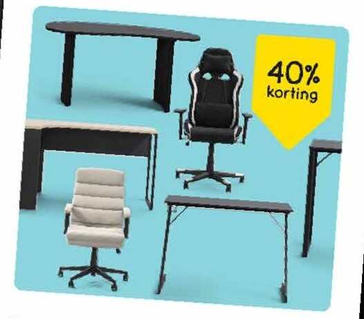 Bureaus en bureaustoelen