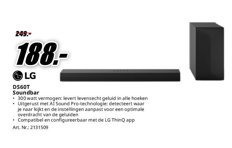 LG DS60T Soundbar