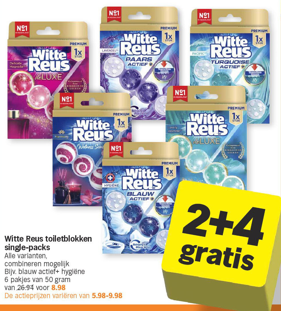 Witte Reus toiletblokken single-packs